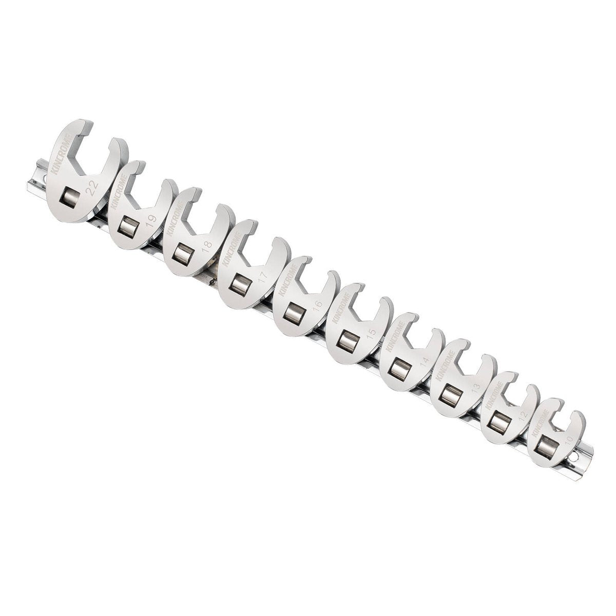 Kincrome 10 Piece 3/8" Drive Metric Crows Foot Spanner Set - Durable, Versatile - SuperSaverAU - view 1