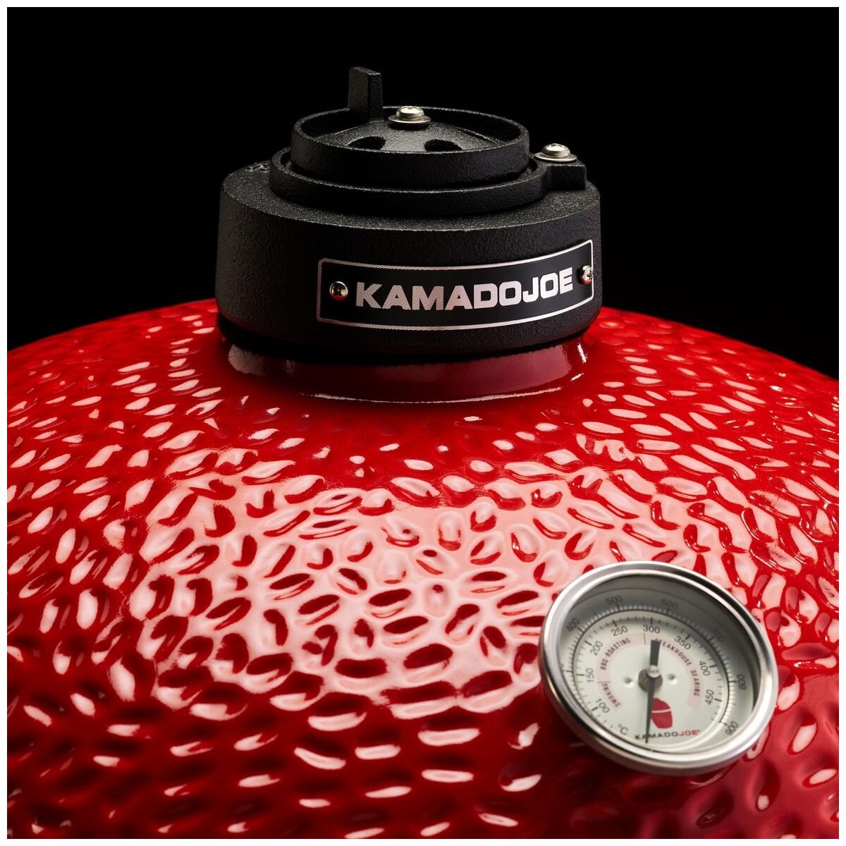 Kamado Joe Big Joe I Ceramic Grill - Red, 61cm Cooking Surface, Cart with Locking Wheels - BJ24RH