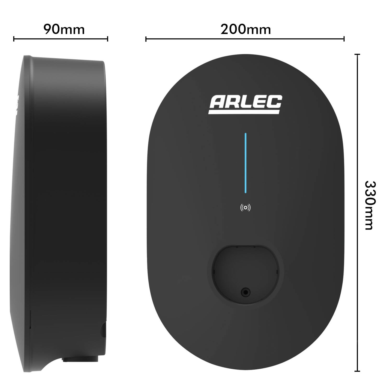 Arlec IP55 7kW 32A Single Phase Type 2 EV Charger with 5m Cable EV200S-32W1P