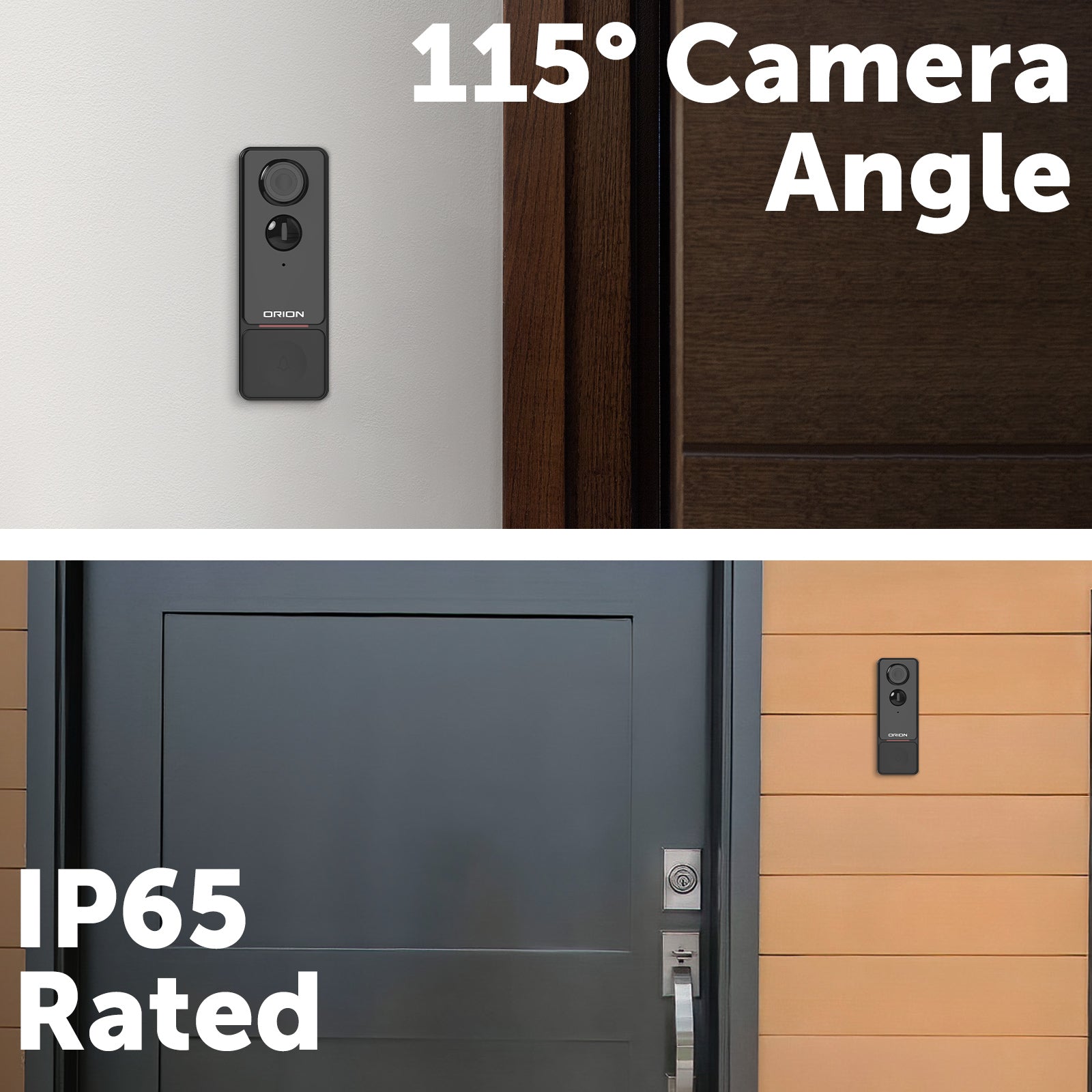 Orion Grid Connect Smart Rechargeable 2K Video Doorbell Camera DC61HA Wireless Outdoor