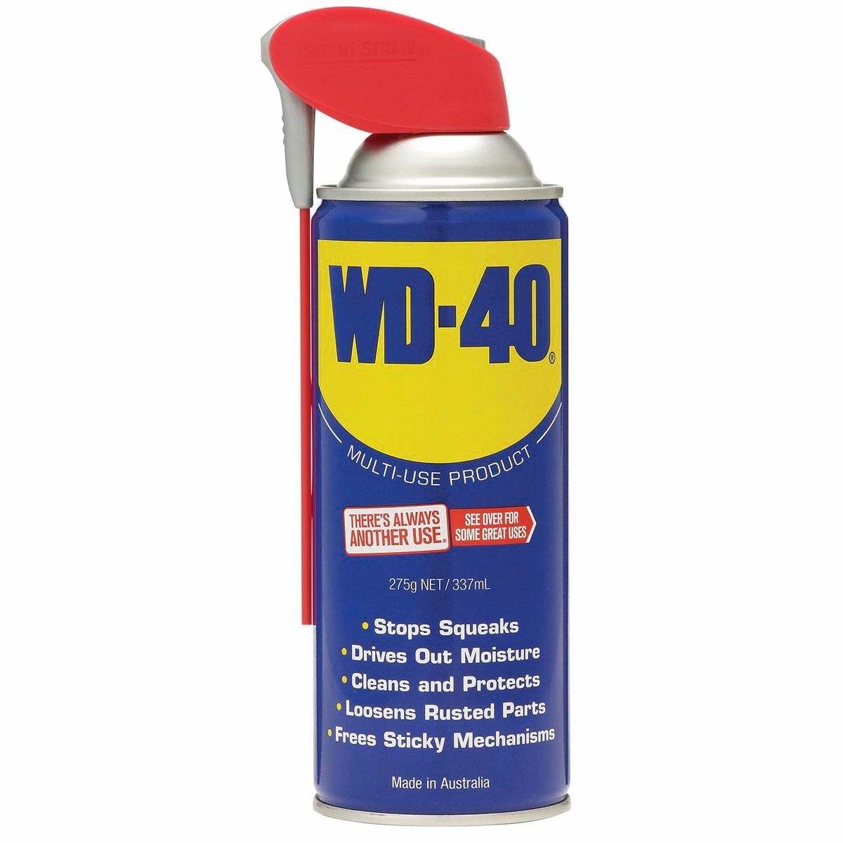 WD-40 Multi-Use Smart Straw 275g Lubricant Aerosol Breaks Rust - SuperSaverAU - view 1