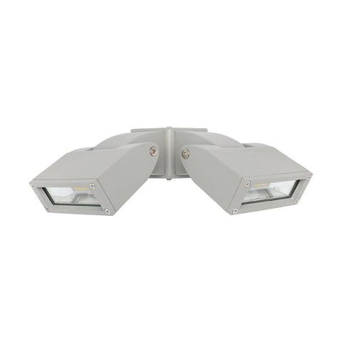Brilliant Nighthawk 24W Silver Twin Flood Light 400mm x 150mm - SuperSaverAU - view 1