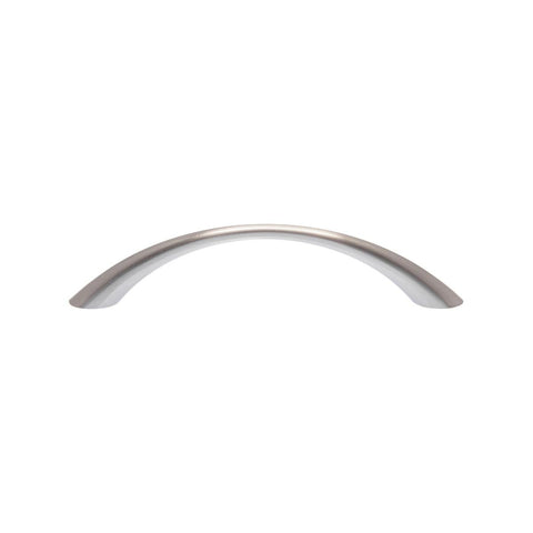 Ikonic Bow Handle 96mm Brushed Nickel Zinc Alloy Pack of 10 - SuperSaverAU - view 1