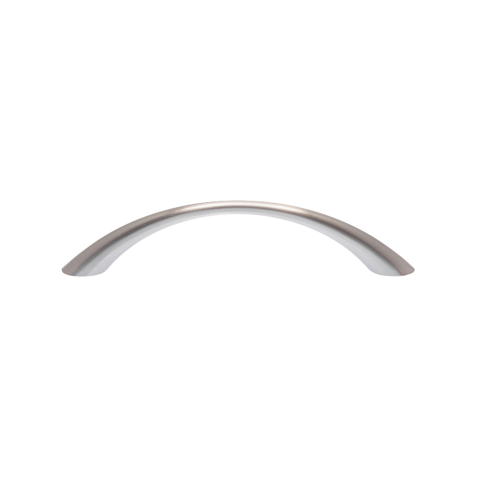 Ikonic 96mm Brushed Nickel Bow Handle Zinc Alloy - 10 Pack