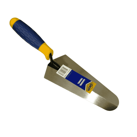 QEP Adhesive Gauging Trowel 200mm Carbon Steel Polymer Handle