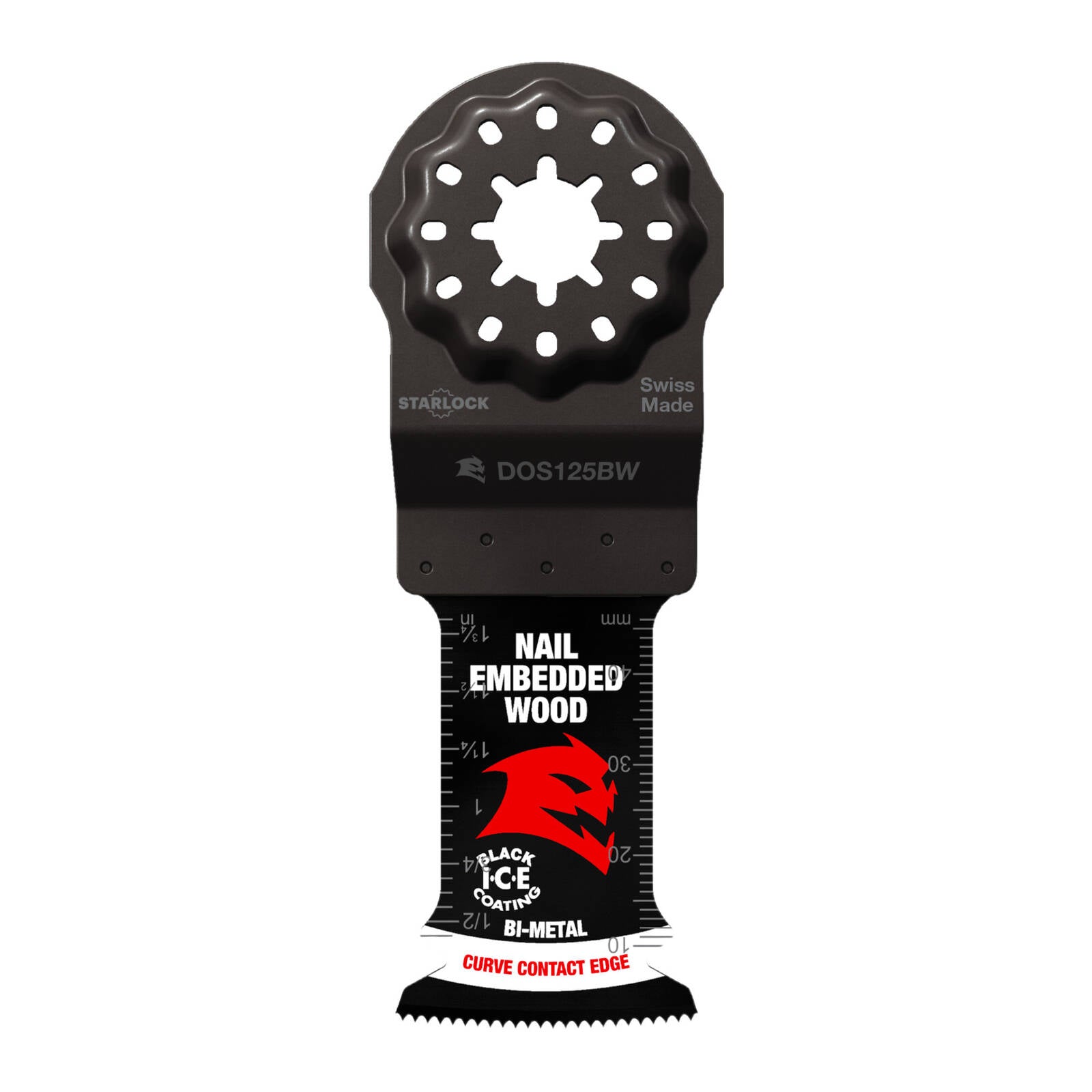 Diablo 32mm Starlock Bi-Metal Multi-Tool Blade - Nail-Embedded Wood