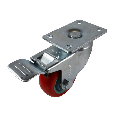 Move It 75mm Polyurethane Swivel Brake Castor 120kg Indoor Outdoor