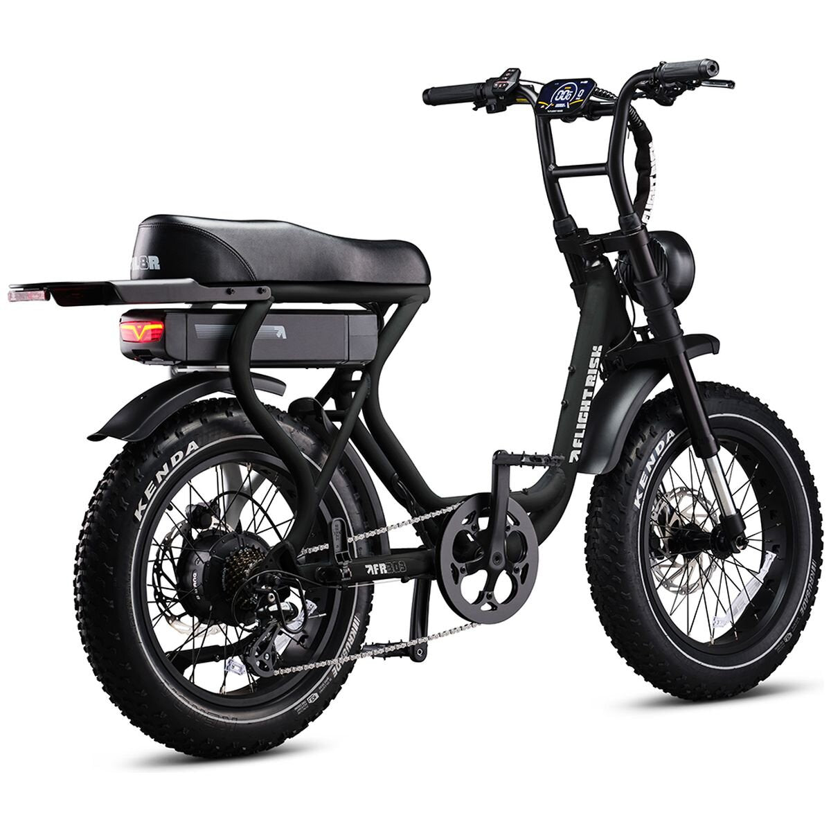 Flight Risk FR303 e-bike - 500W motor, 48V 20Ah battery, GPS tracking - Black - FR-303BLACK
