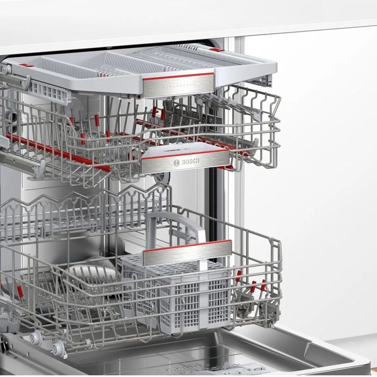 Bosch 60cm Series 8 Fully Integrated Tall Tub Dishwasher - 15 Place Settings, Zeolith Drying - SBT8ZC801A