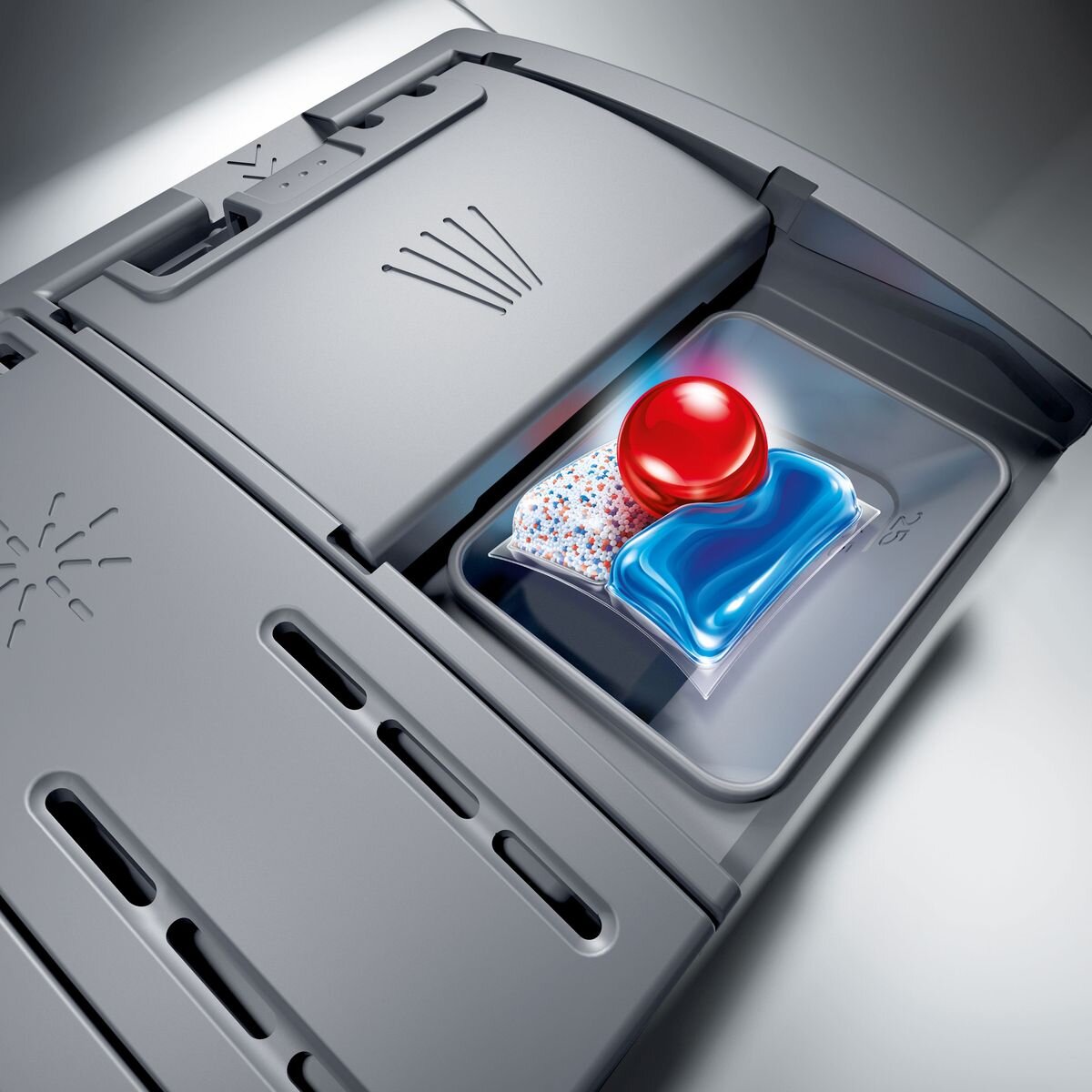 Bosch Series 4 60cm Freestanding Dishwasher - 14 Place Settings, Black Inox, VarioDrawer - SMS4HVB01A