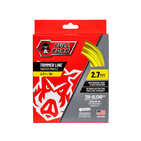 Full Boar 2.7mm x 15m Twisted Profile Trimmer Line