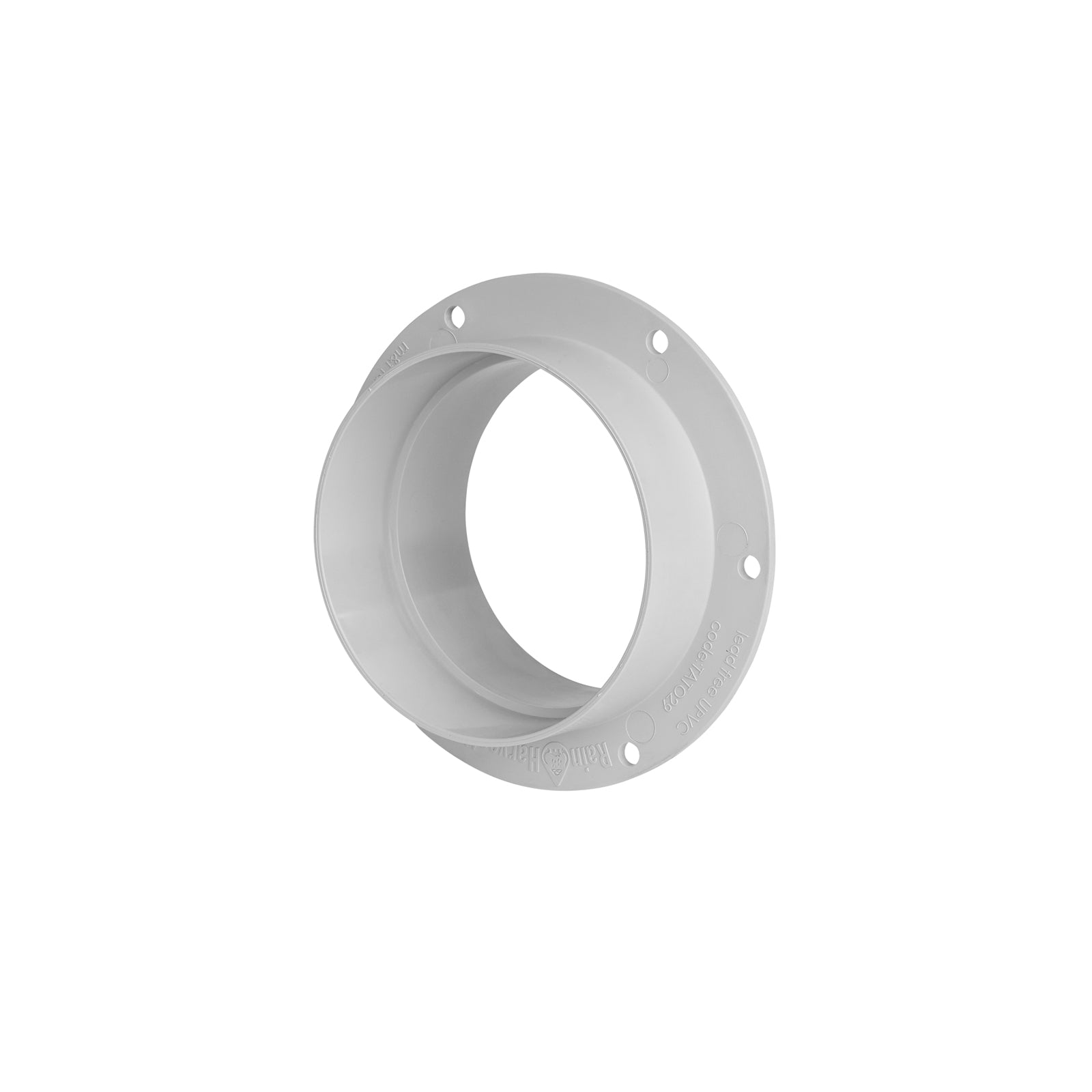 Rain Harvesting 90mm Flanged UPVC Tank Overflow Grey