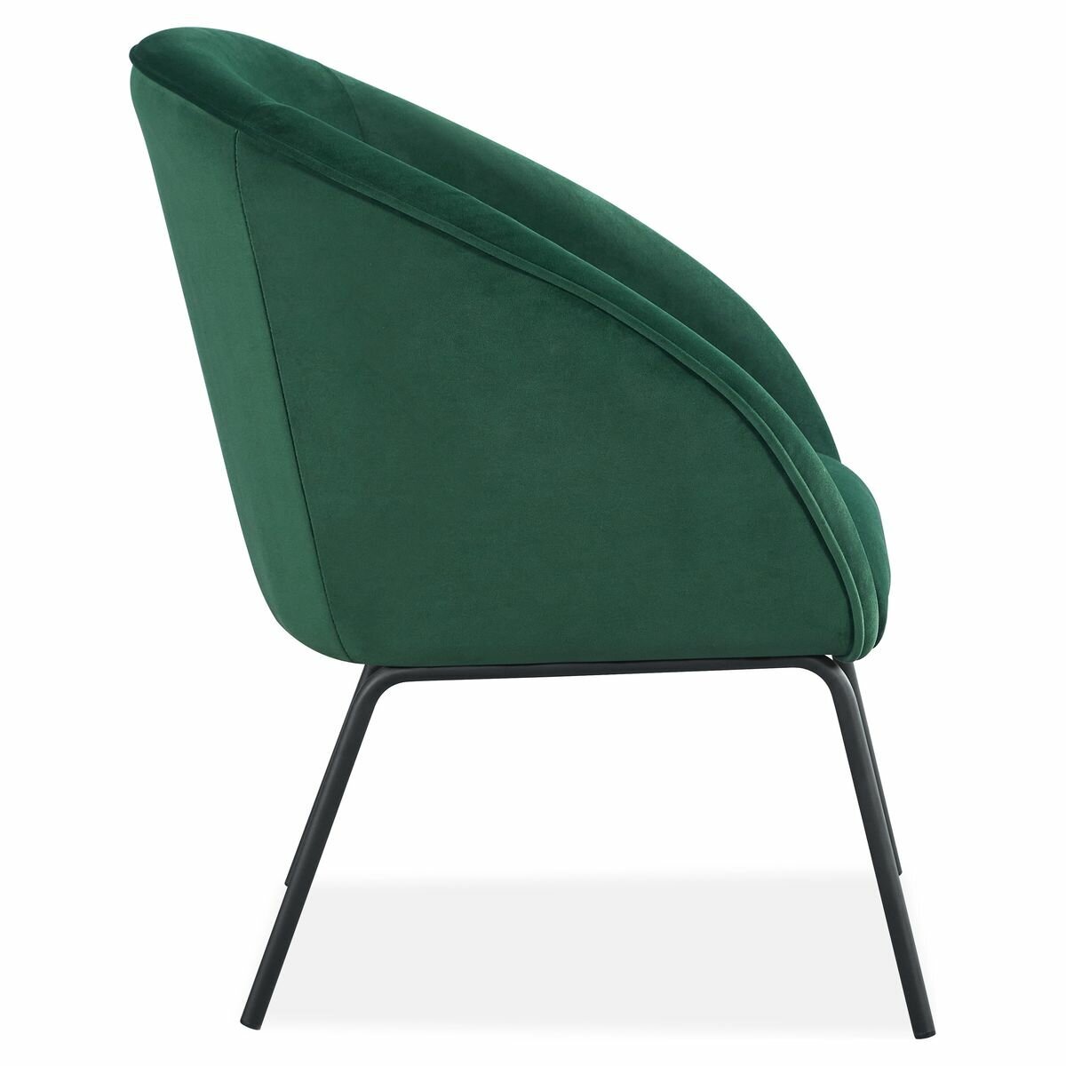 Ostro Furniture Austinmer Accent Chair - Forest Green, Steel Frame, High Density Foam - WA0920BFORE