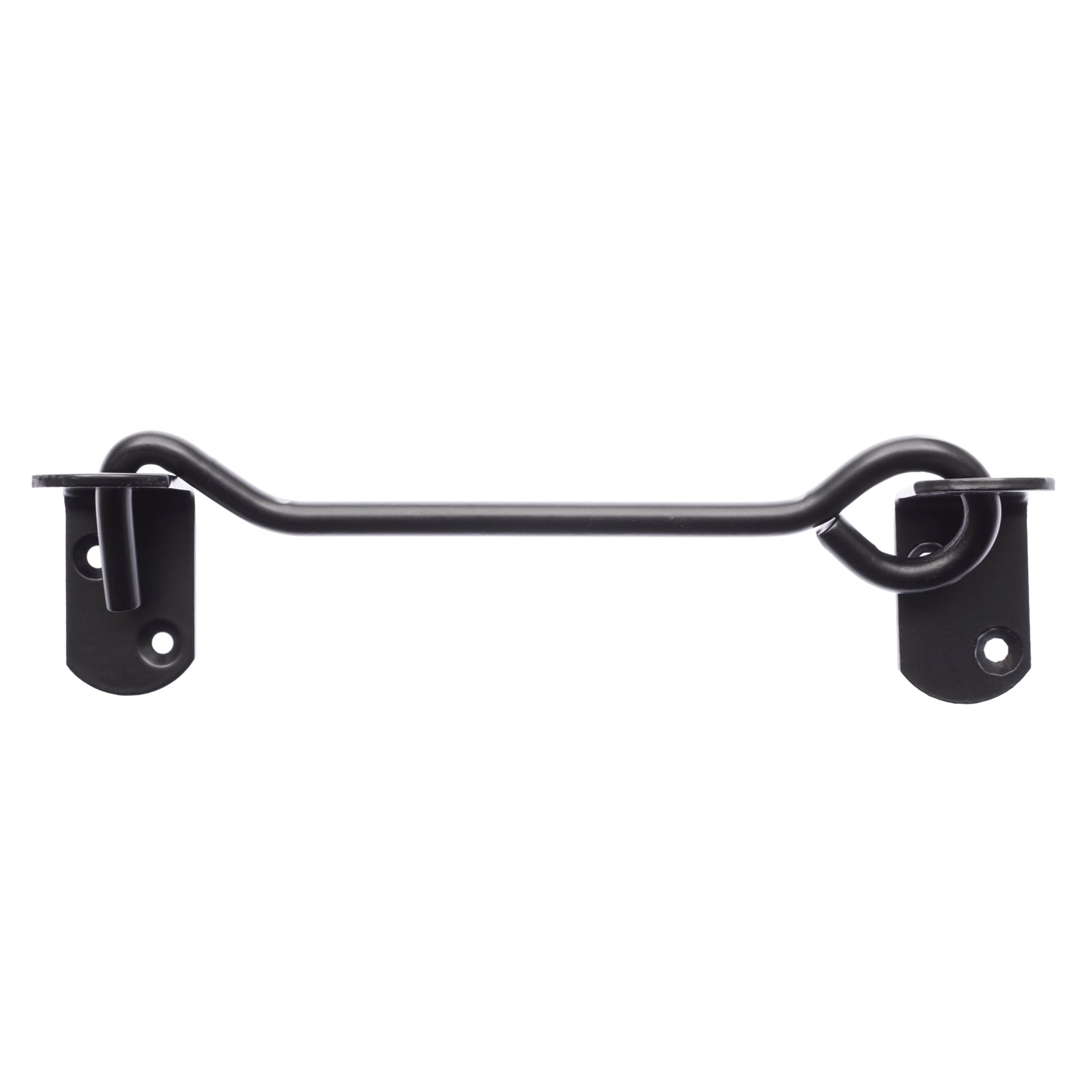 Zenith 200mm Matte Black Steel Gate Hook and Eye