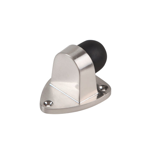 Adoored Satin Chrome Dragon Door Stop with Rubber Tip