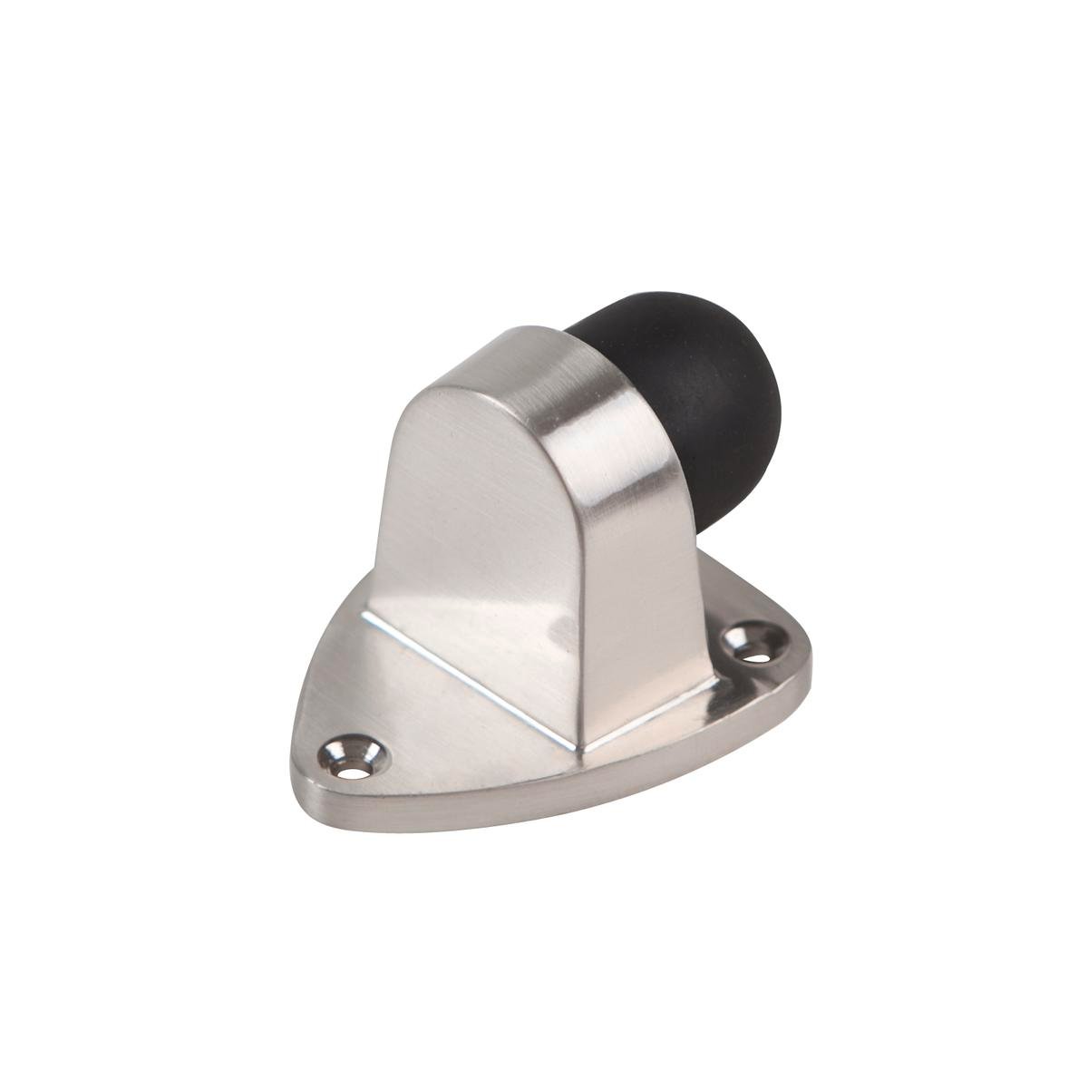Adoored Satin Chrome Dragon Door Stop with Rubber Tip
