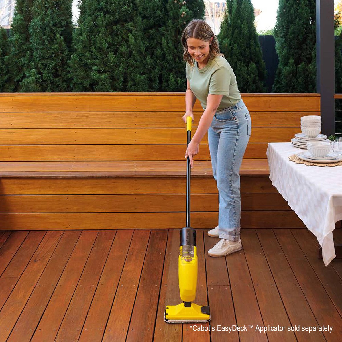 Cabot's EasyDeck Maintenance Coat 1.5L, Water Based, Timber Decking, Outdoor