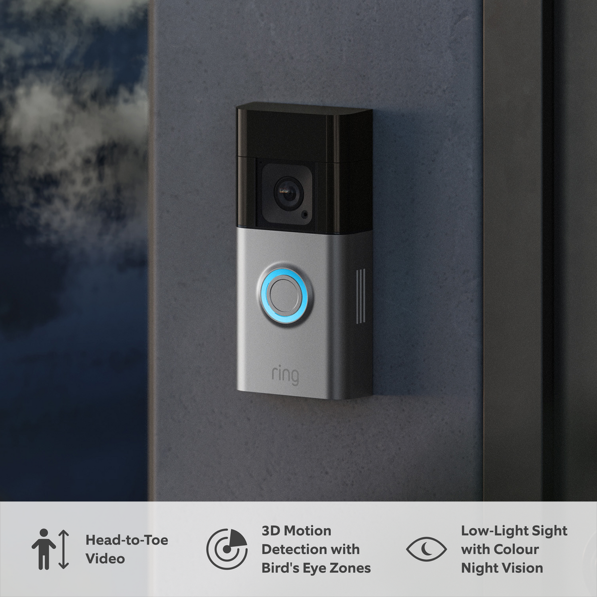Ring Battery Video Doorbell Pro - 1536p HD Video - 3D Motion Detection - Two-Way Talk - Outdoor - SuperSaverAU - view 4