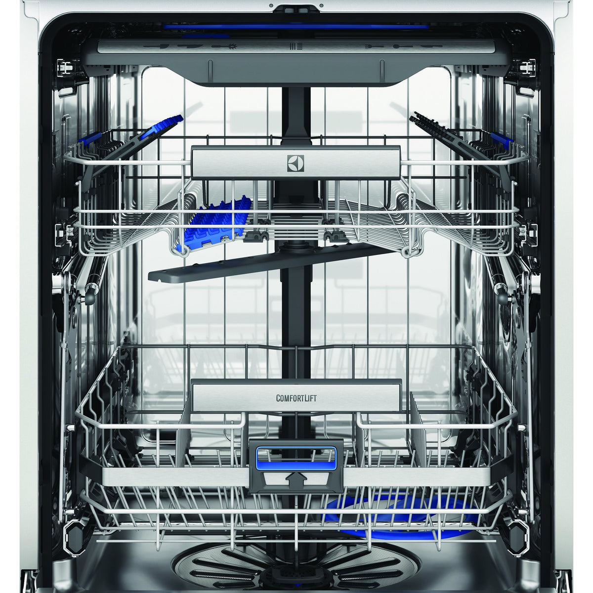 Electrolux 60cm Built Under ComfortLift Dishwasher - 14 Place Settings, Dark Stainless Steel - ESF97400RKX