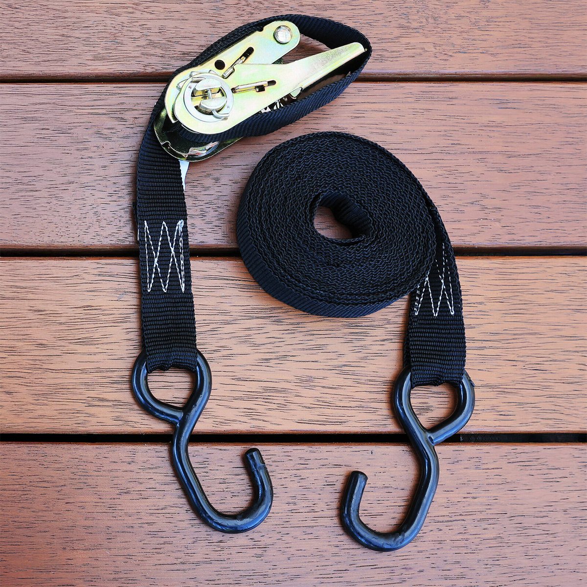 Coolaroo Shade Sail Strap Tensioner - 4.6m Heavy Gauge Nylon, Vinyl-Coated Hooks
