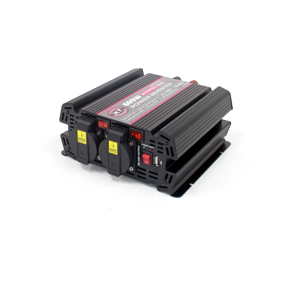 KT Solar 600W Modified Sine Wave Power Inverter, 12V to 240V KTTS600M