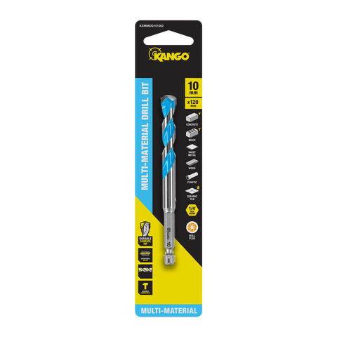 Kango Multi Material Drill Bit 10mm x 120mm - Durable Carbide Tip - SuperSaverAU - view 1
