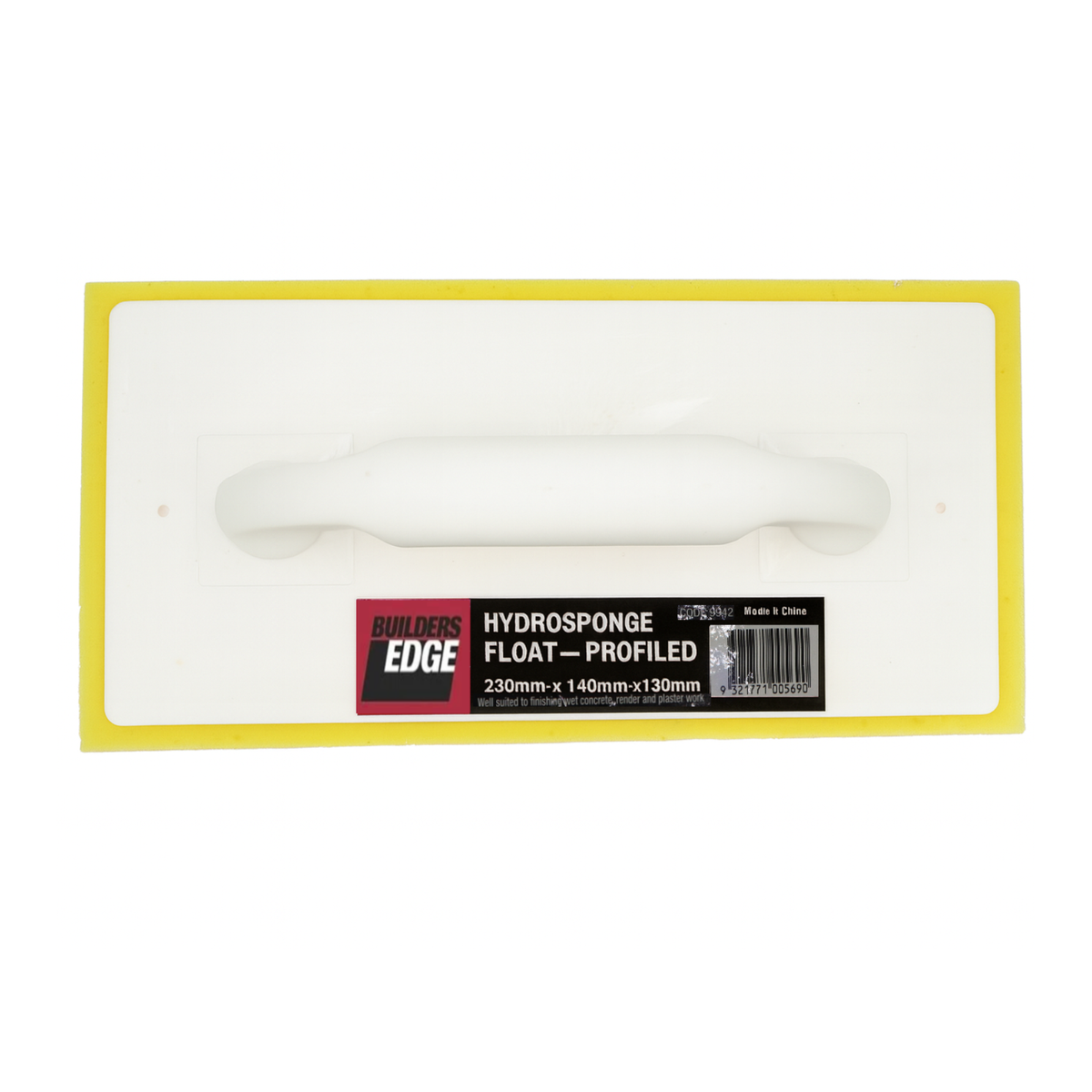 Builders Edge 280 x 140 x 130mm Hydro Sponge Float Plaster Tool