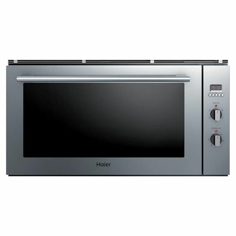 Haier 90cm electric built-in oven - 100L family-sized capacity, enamel interior, timer - HWO90S4MX1