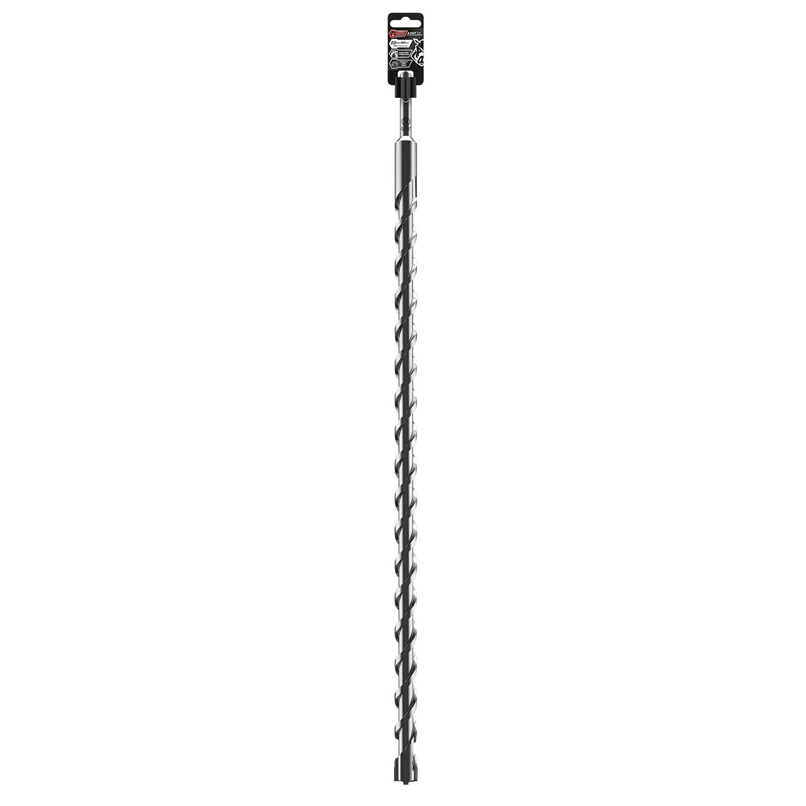 Full Boar 22 x 600mm 4 Cut SDS-Plus Masonry Drill Bit