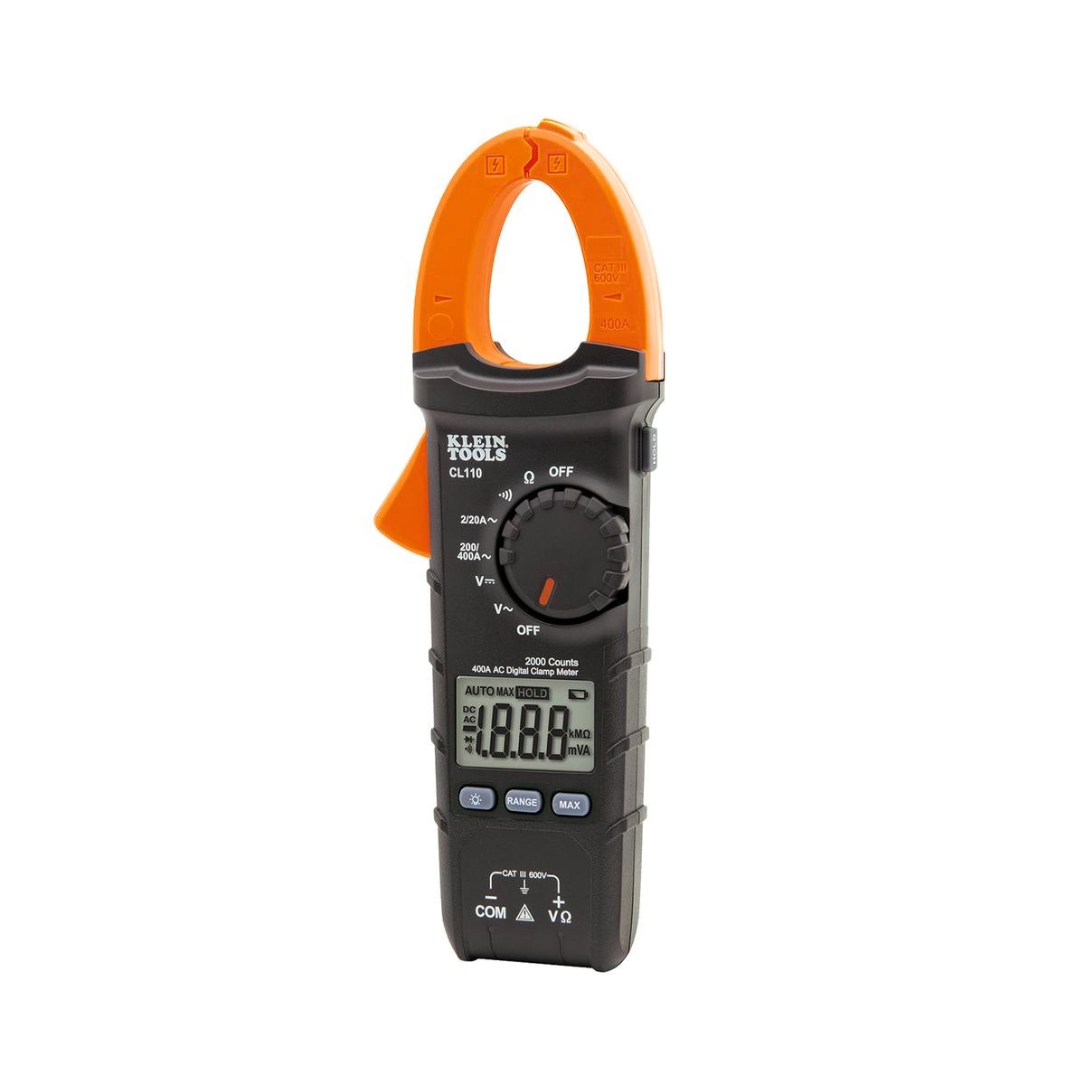 Klein Tools Digital Clamp Meter - 600V - Auto Ranging - Backlit Display - SuperSaverAU - view 1