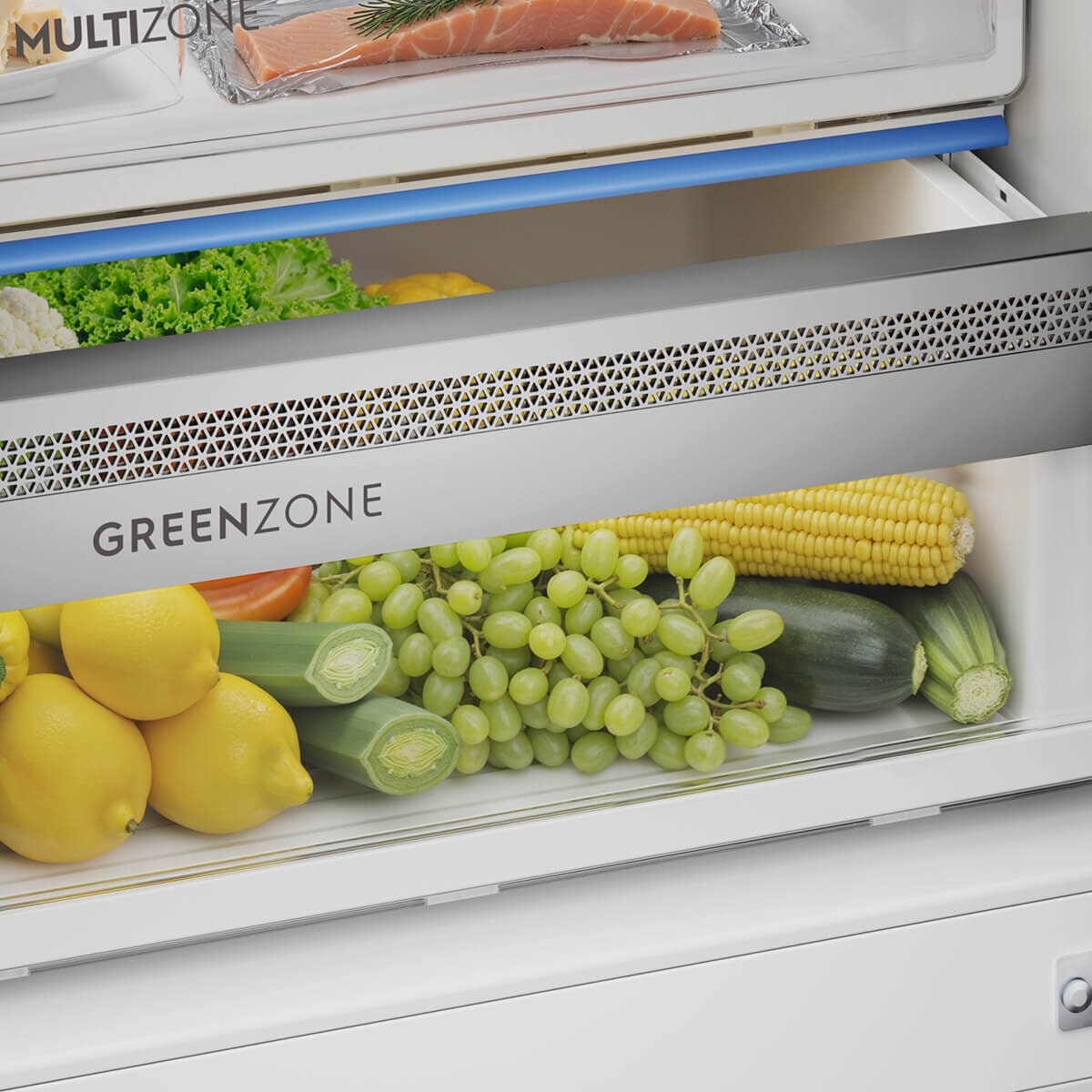 Electrolux 496L bottom mount fridge - stainless steel, FresherAir filter, Cooling360 - EBE5002SE-X