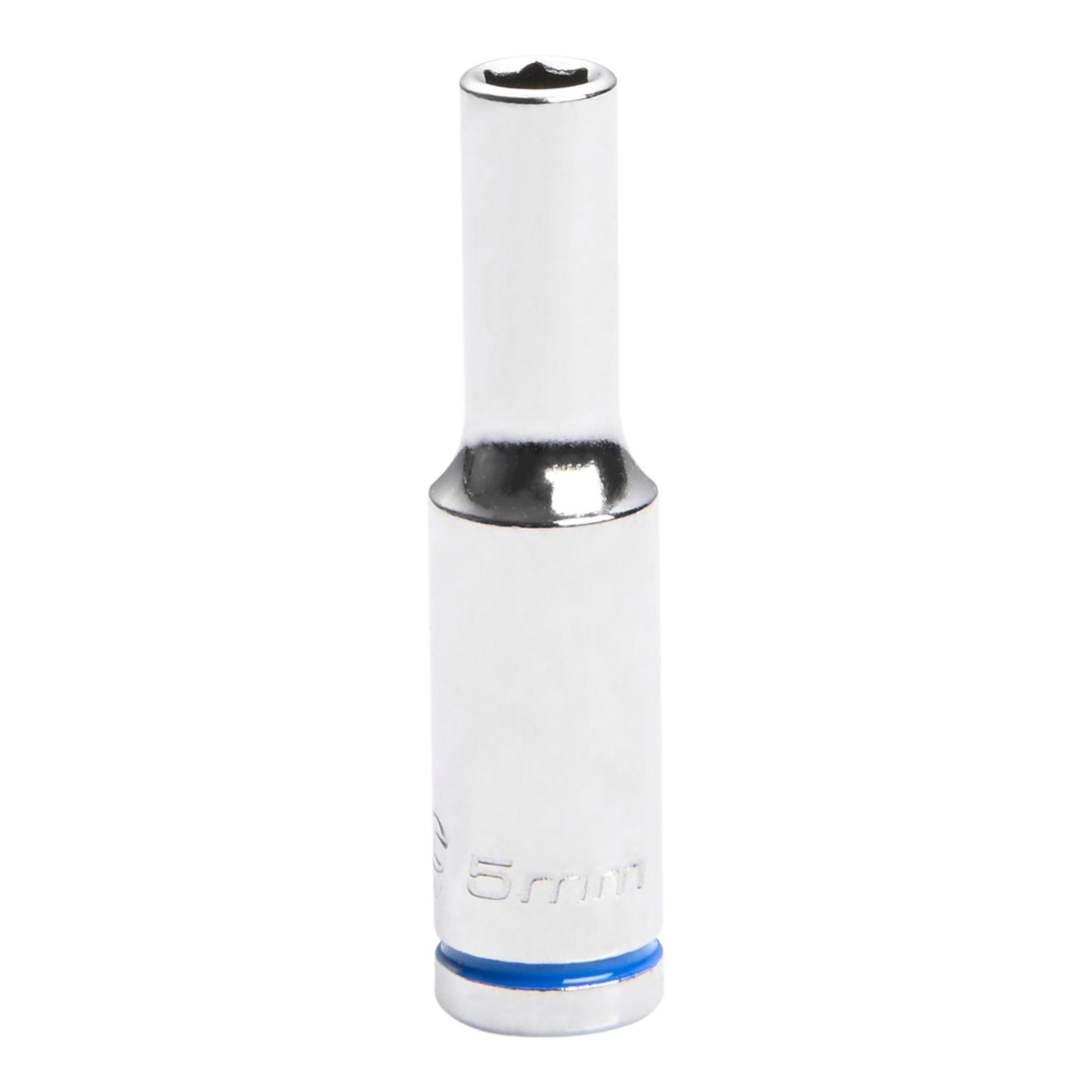 Kincrome 5mm 1/4" Square Drive Deep Socket, 6-Point Chrome Vanadium, Rust Resistant