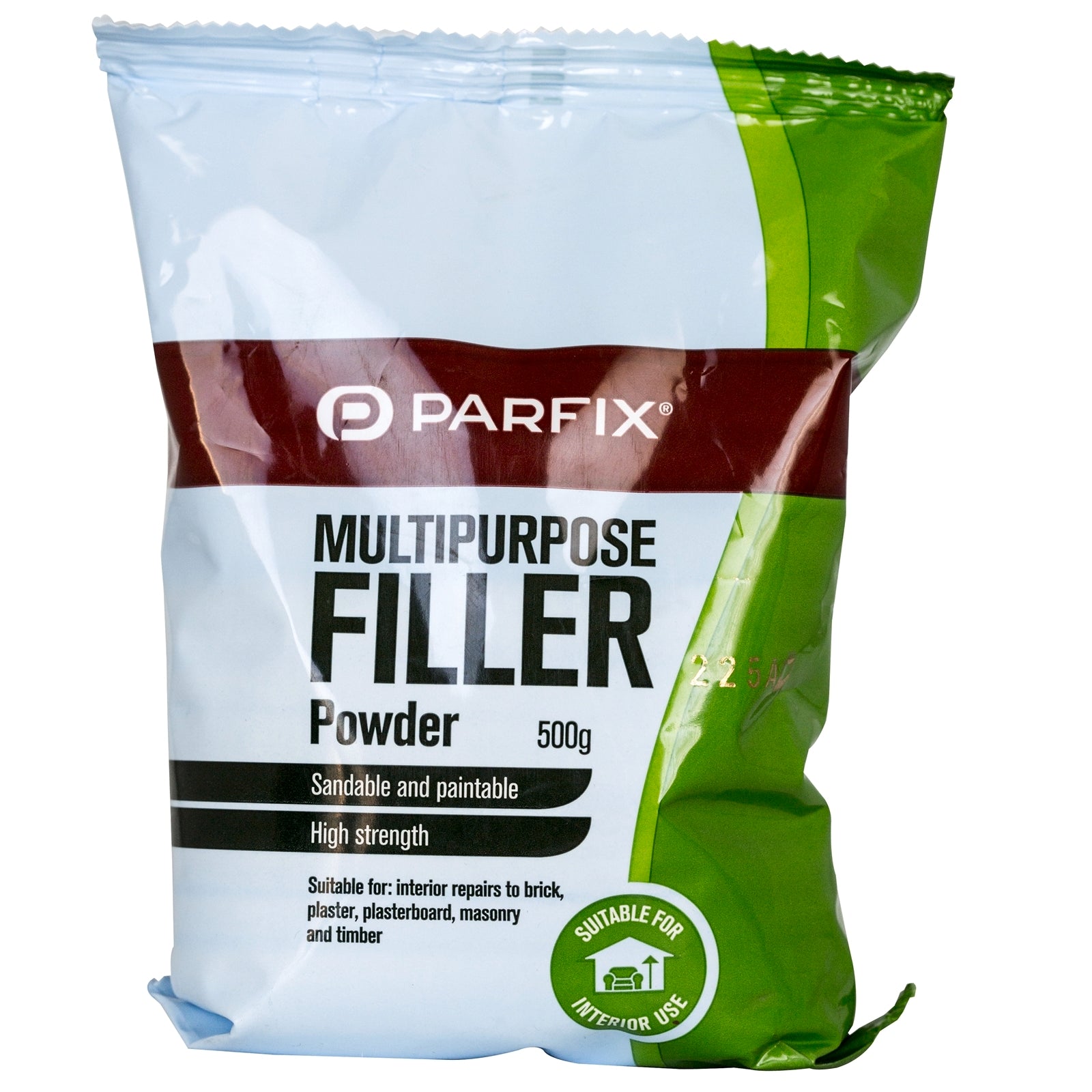 Parfix Multipurpose Filler Powder 500g White Sandable Paintable Interior