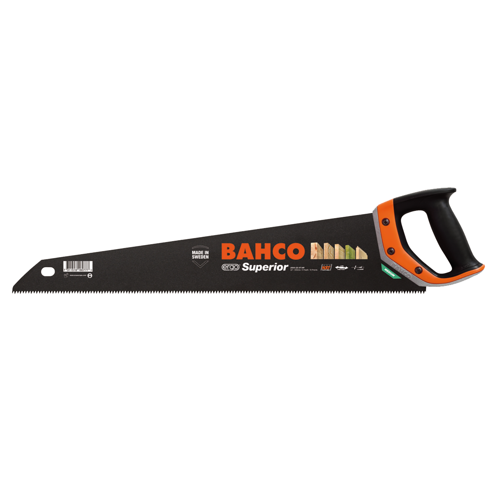 Bahco ERGO Superior NXT 550mm Steel Handsaw