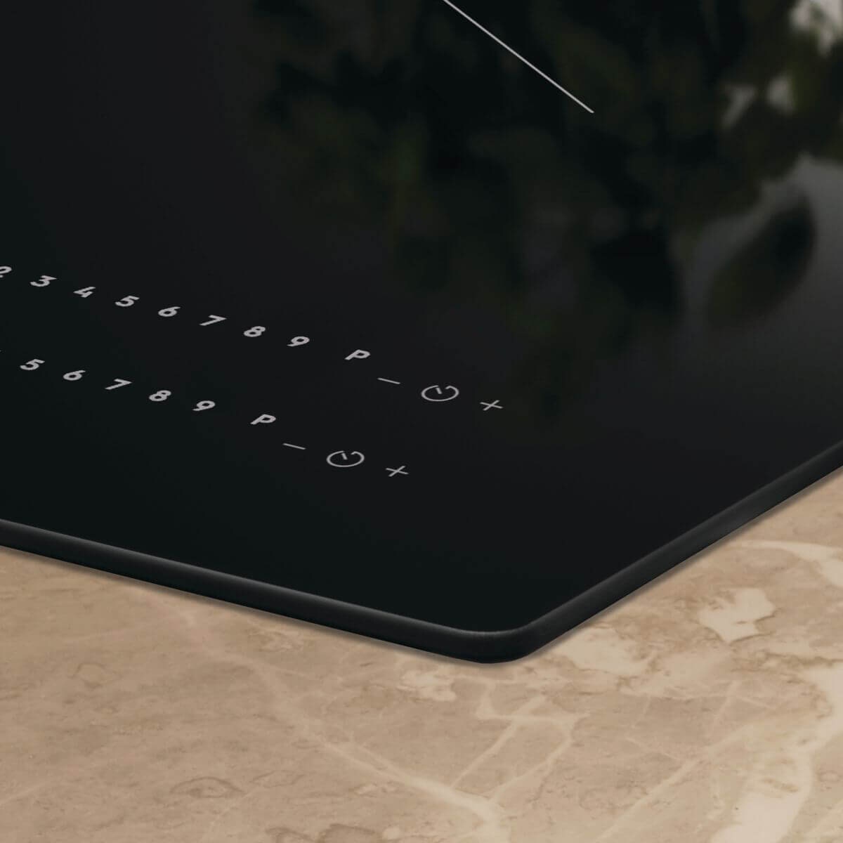 Electrolux 60cm Series 700 Induction Cooktop - SenseFry, 4 Zones, PowerBoost, Black Glass - EHI6475BF