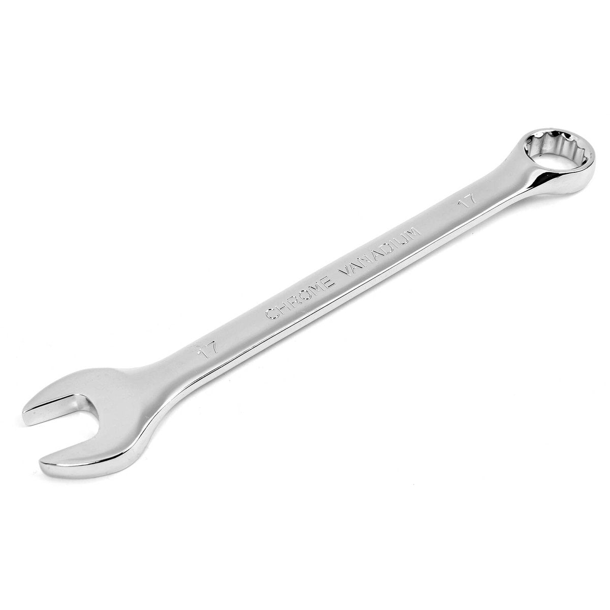 Trojan 17mm Combination Spanner, Chrome Vanadium, 12 Point Ring End