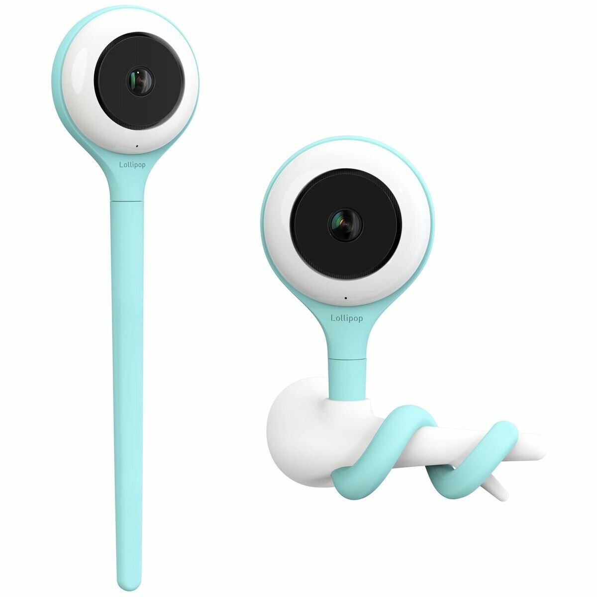 Harley Emerson Lollipop Smart Baby Monitor 720p HD - Cry Detection, Night Vision, Turquoise - AU07E40612001