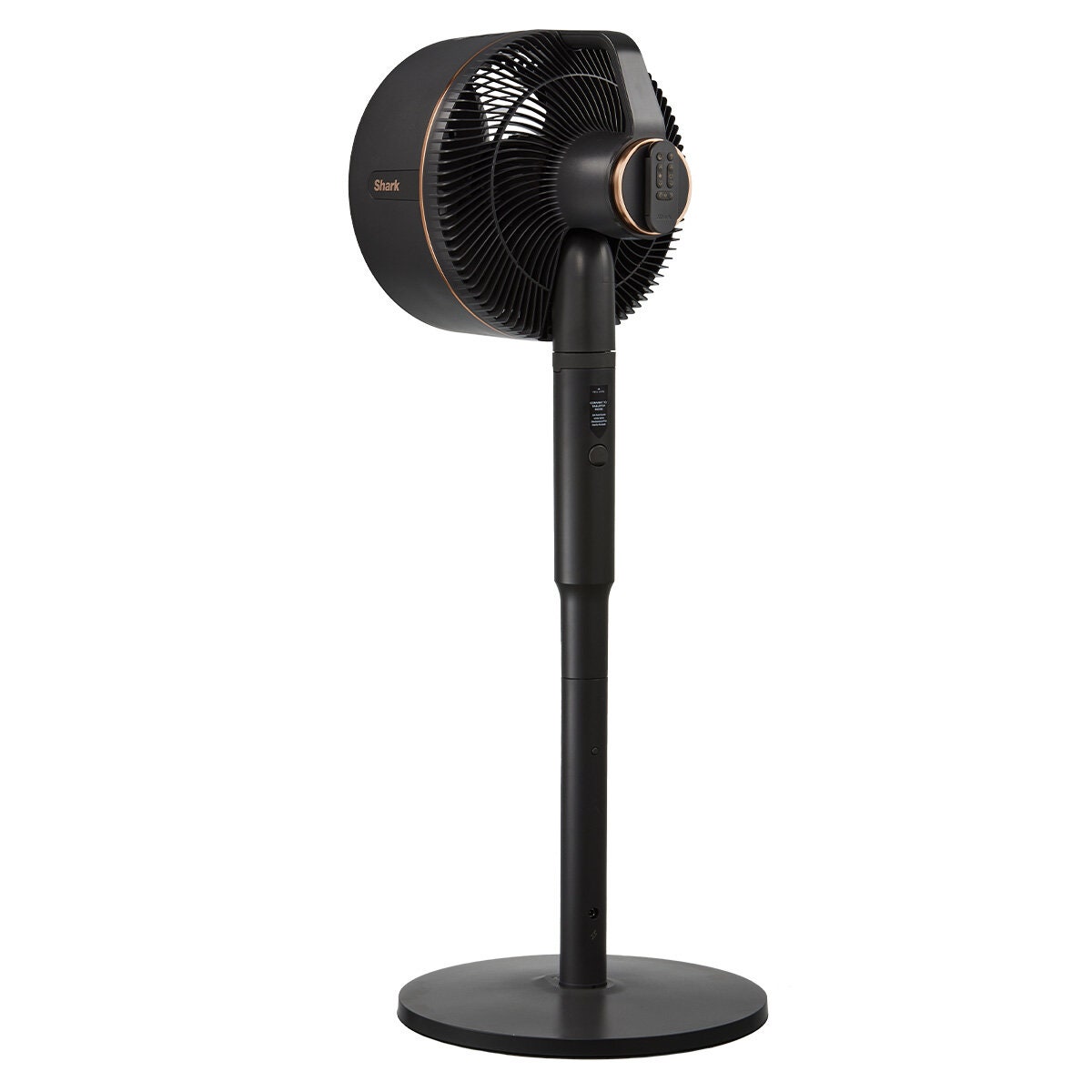 Shark FlexBreeze pedestal fan with misting attachment - Black - 5 speeds - corded or cordless - FA225