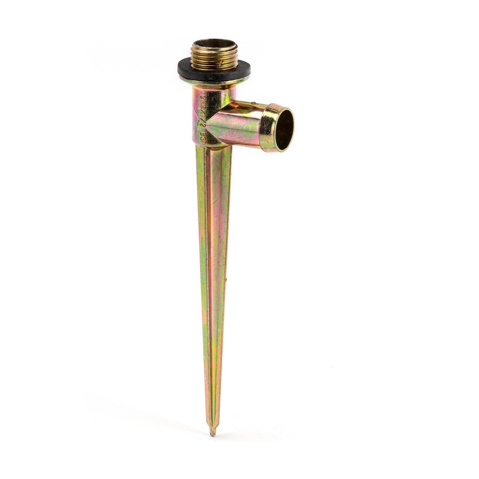 Holman 19mm Metal Spike Elbow Sprinkler - Gold, Garden Bed Poly Pipe Fitting