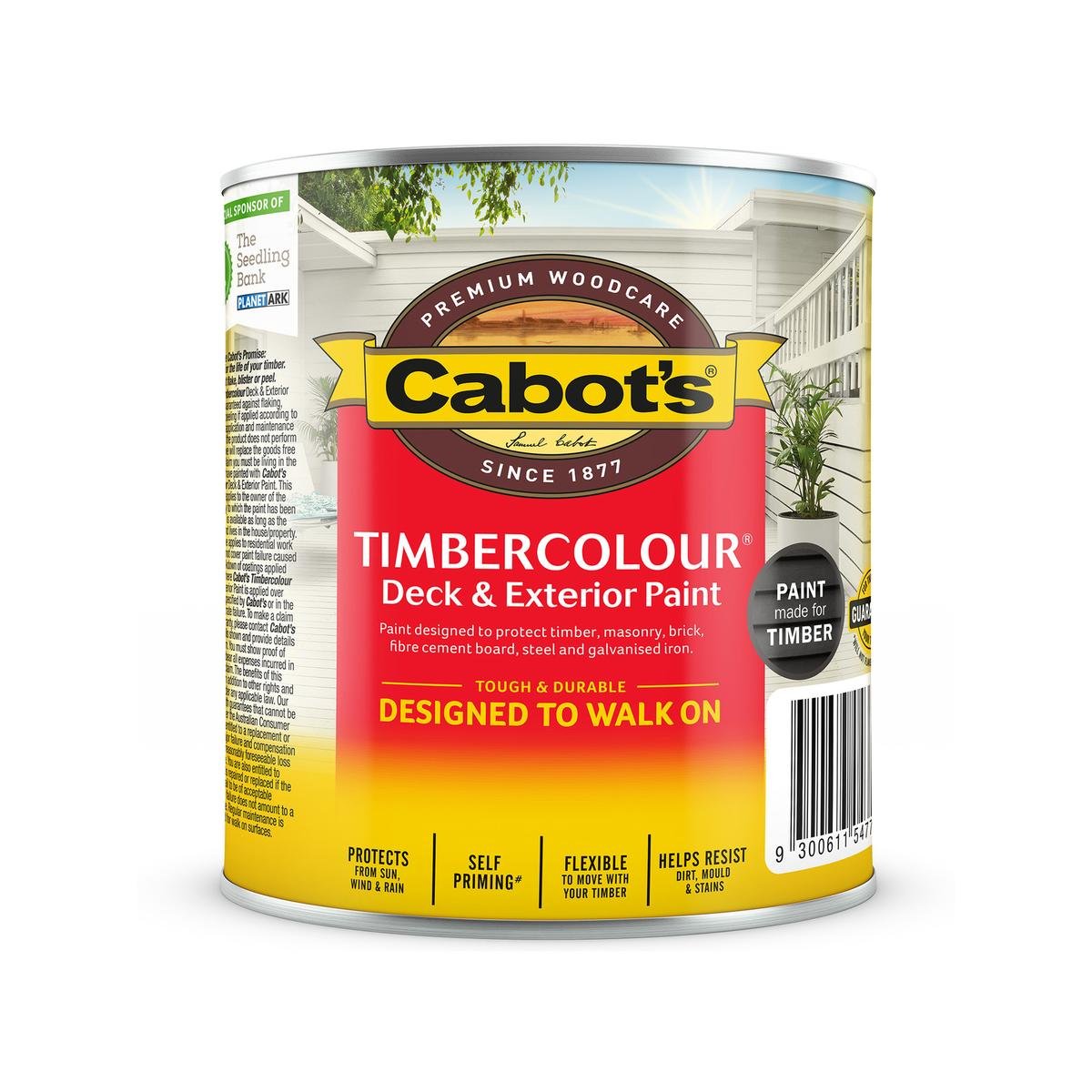 Cabot S Timbercolour Deck Paint 500ml Water Based UV Resistant - SuperSaverAU - view 1