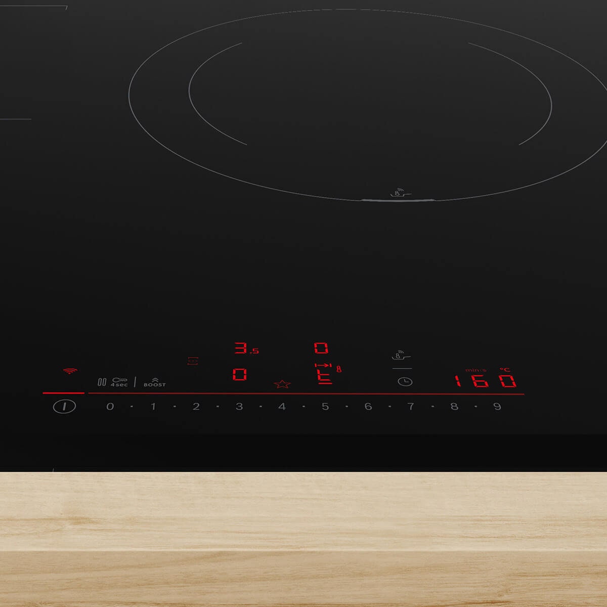 Bosch 80cm Series 6 induction cooktop - CombiZone, PerfectFry Plus, 28cm zone, Home Connect - PVS831HC1H