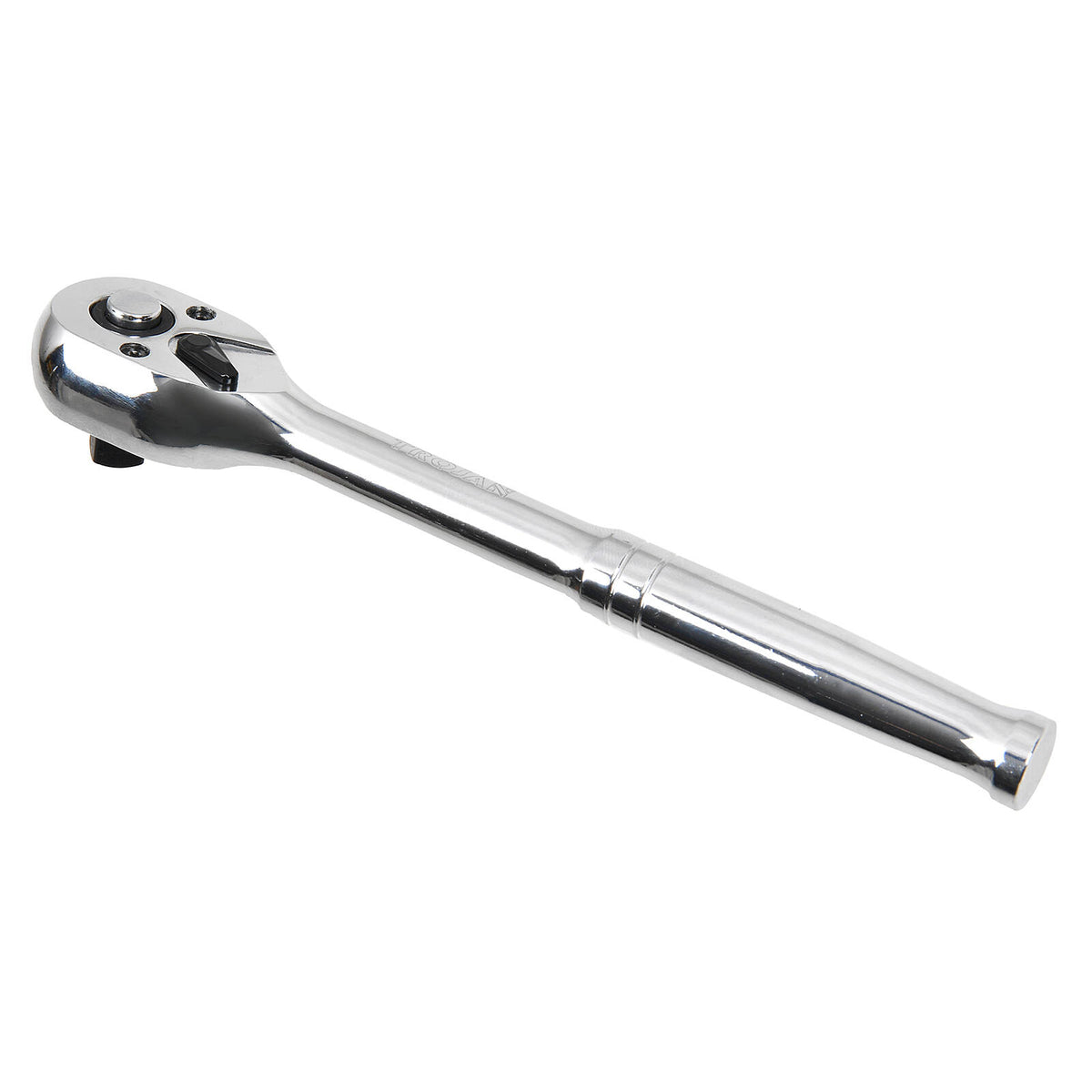Trojan 3/8" Drive Ratchet, 72 Tooth Reversible Chrome Vanadium