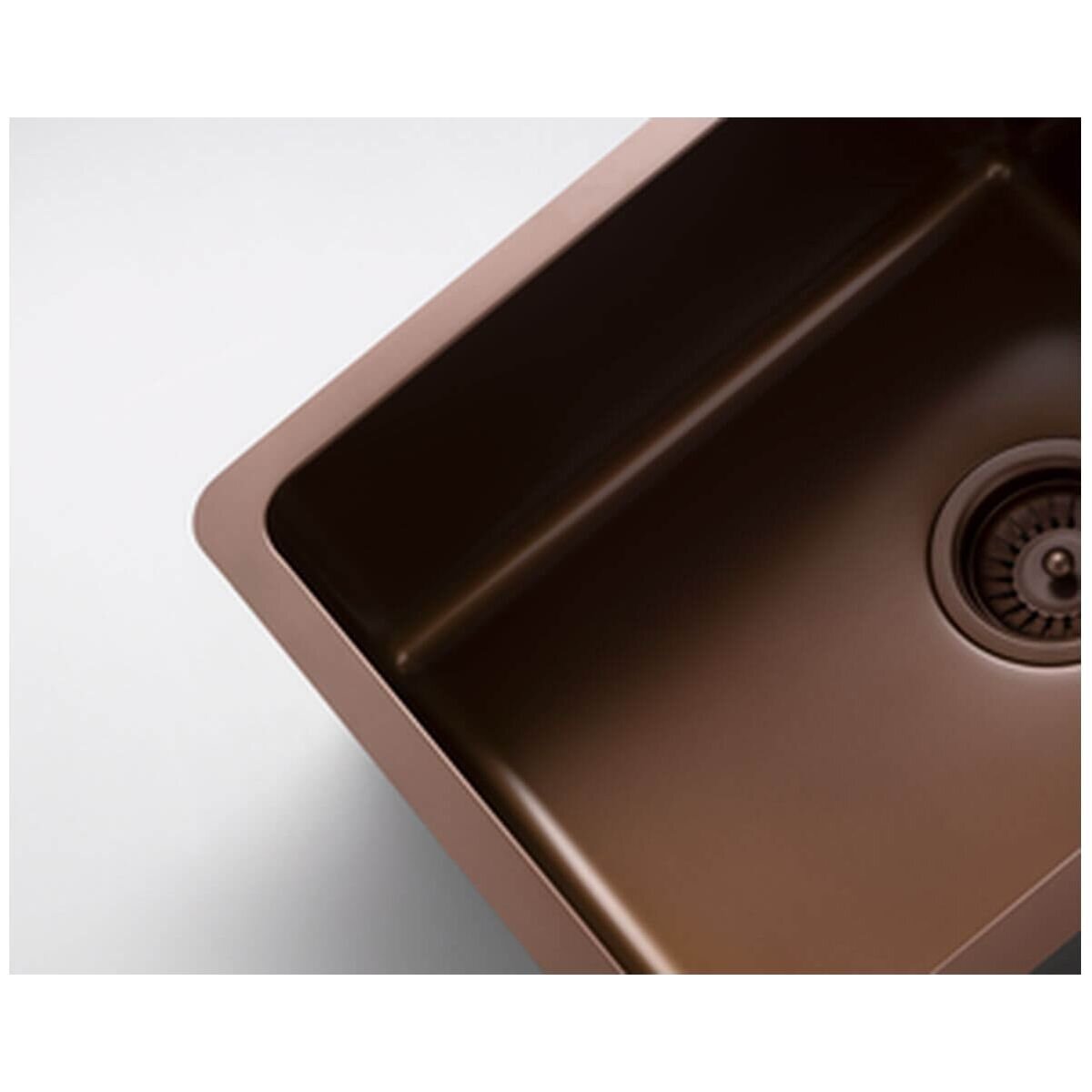 Titan Medium Single Bowl Sink - Aged Brass Finish, Top Mount, Undermount or Flush Mount - TSAB40
