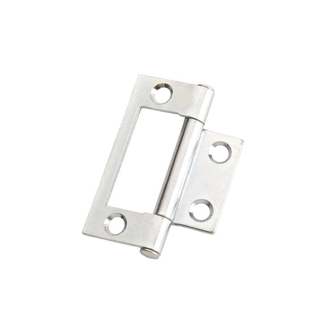 Lane 50 x 40 x 1.2mm Zinc Plated Fixed Pin Non-Mortise Hinge