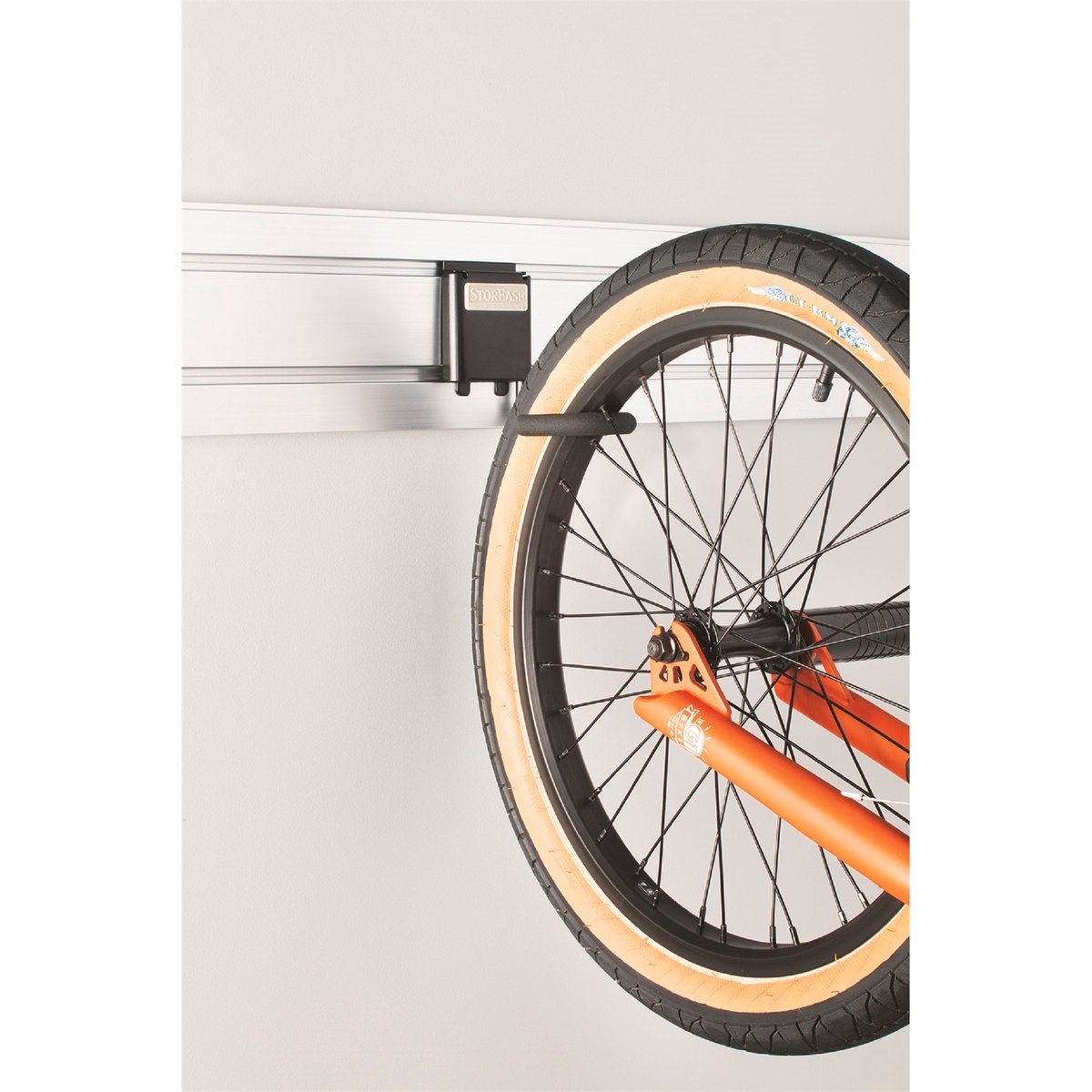 StorEase Bike Hook Powder-Coated Steel Wall Track Bicycle Storage Hook 10kg