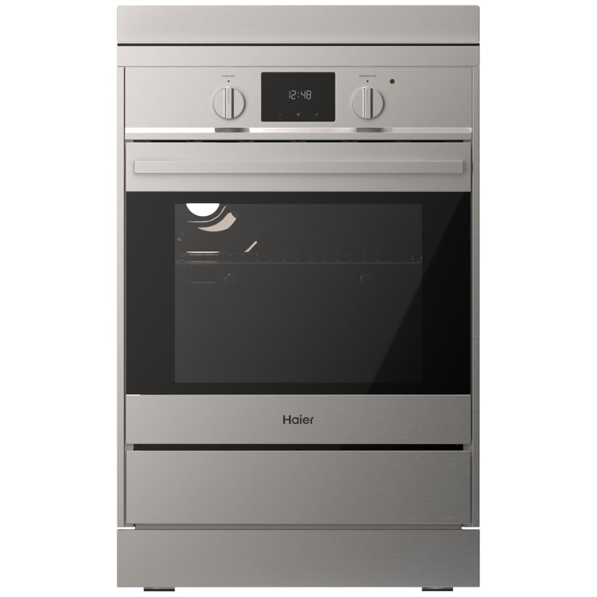 Haier 60cm 500 Series Freestanding Induction Oven - Stainless Steel, Air Fry, 11 Functions - HOR60S11ISX2