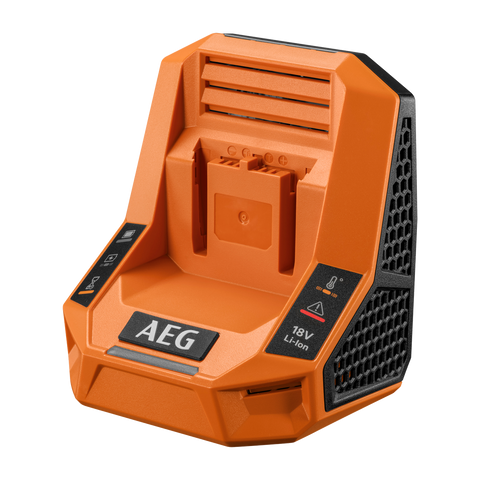 AEG 18V 6A Rapid Charger - Charges 6.0Ah Battery in 74 Minutes - Compact Design - SuperSaverAU - view 1