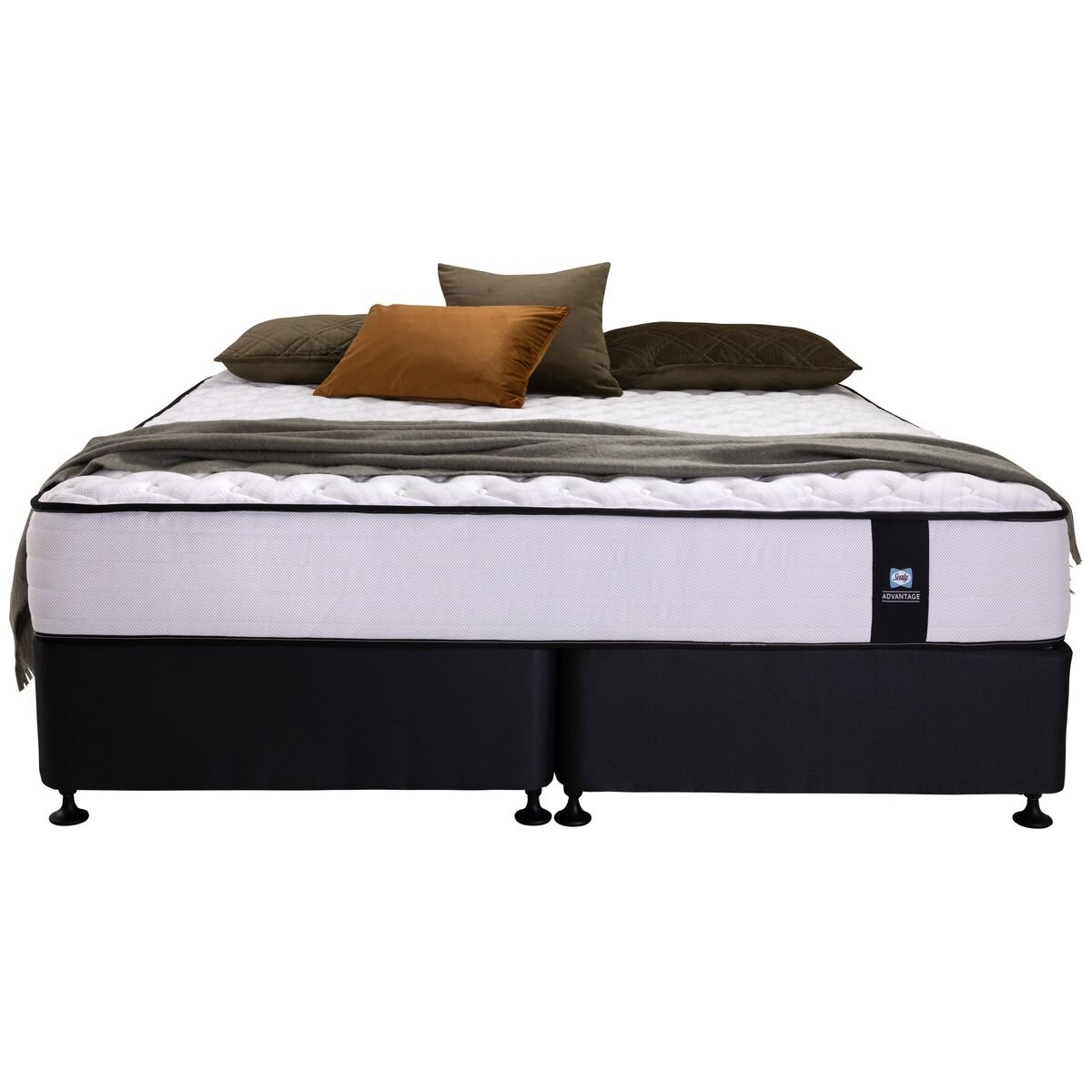 Sealy Advantage Harper Firm Long Double Mattress - CoreSupport Coils, EdgeGuard Support - HAR-FRM-DXL