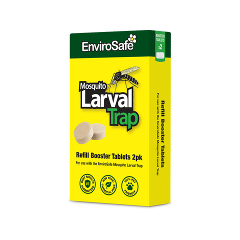 Envirosafe Mosquito Trap Booster Tablets, 2 Pack, Targets Larvae