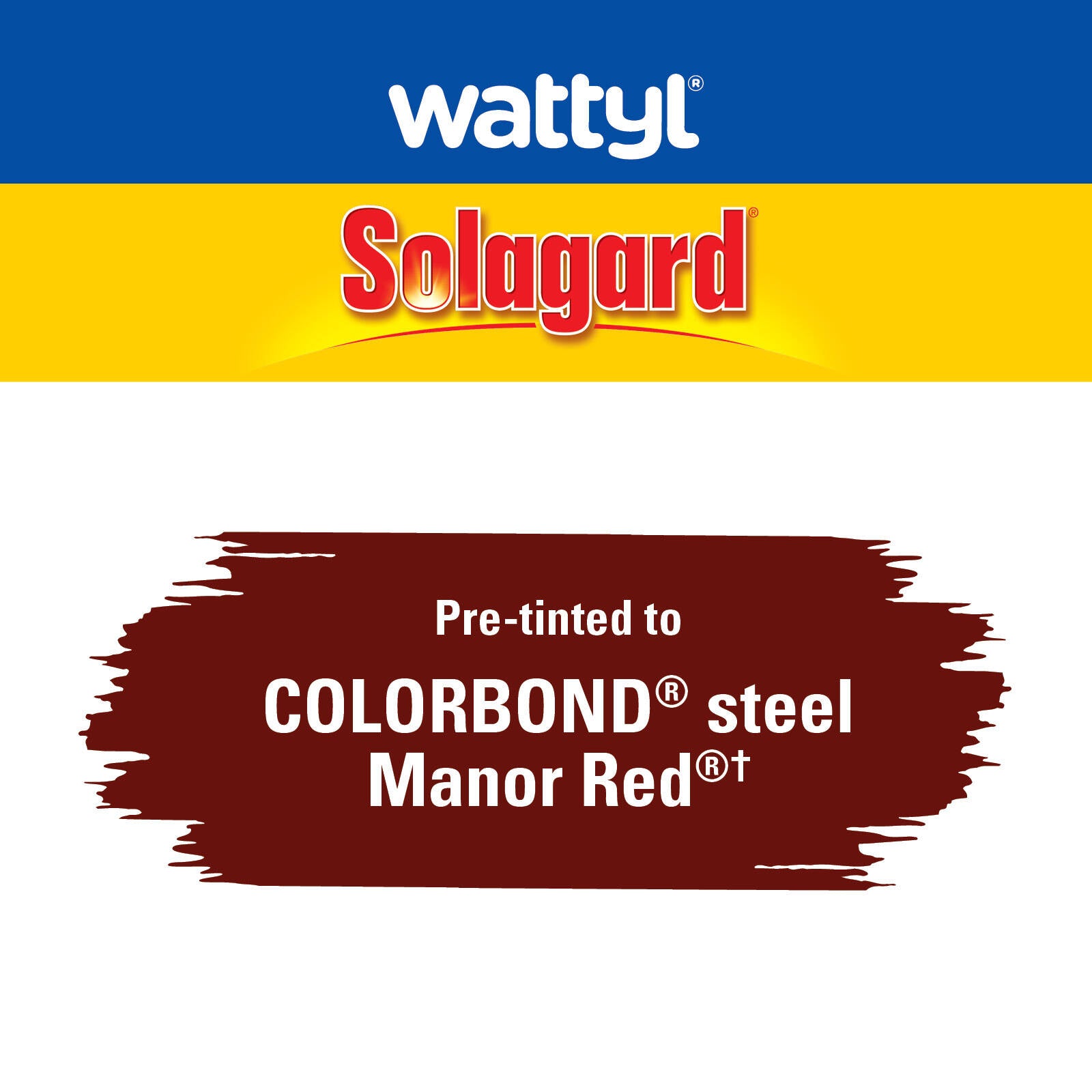 Wattyl Solagard Manor Red Low Sheen Pre-tinted Exterior Paint 4L UV Resistant Outdoor